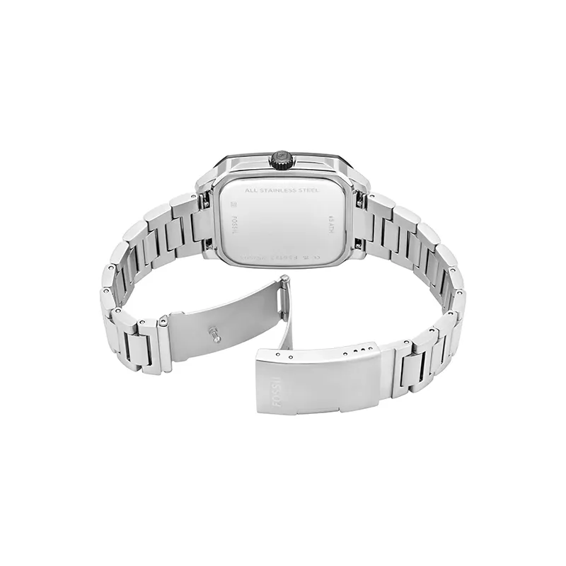 Fossil Crosby Modern Classic Rectangular Men's Watch- FS6122